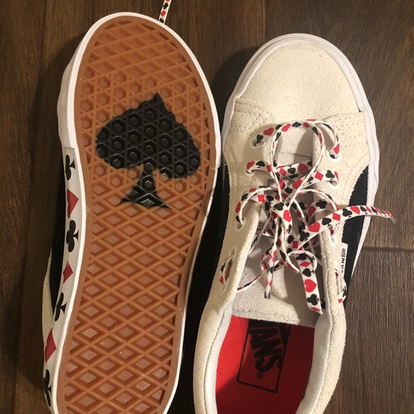 vans uo exclusive playing card lampin suede sneaker